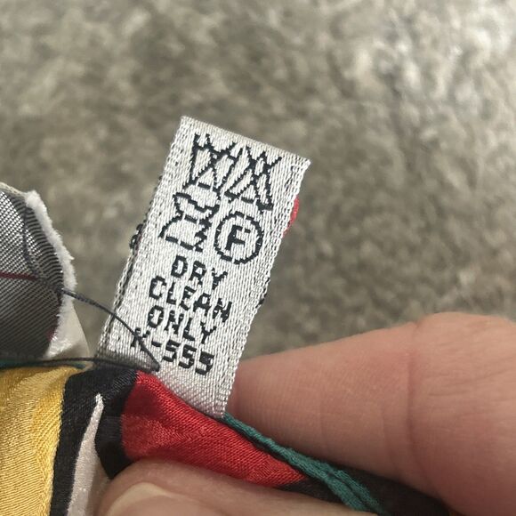 Adrianna Papell Shirt Womens 4 Vintage Retro 100% Silk 80’s Short Sleeve Button - Picture 7 of 7